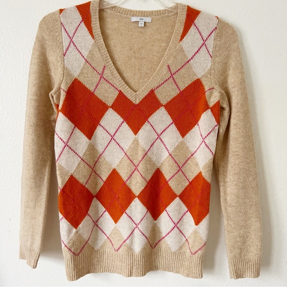 Gap Argyle Wool Blend Pullover - Picture 1 of 7